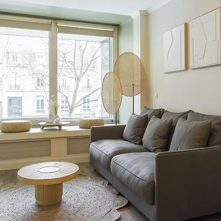 The Japandi Eiffel Tower Apartment Paris